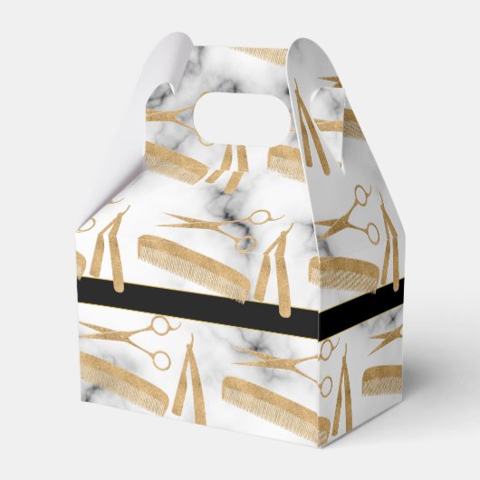 Haar Stylist Tools Graduation Party Bedankdoosjes (Achterkant)