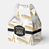 Haar Stylist Tools Graduation Party Bedankdoosjes (Voorkant Zijde)