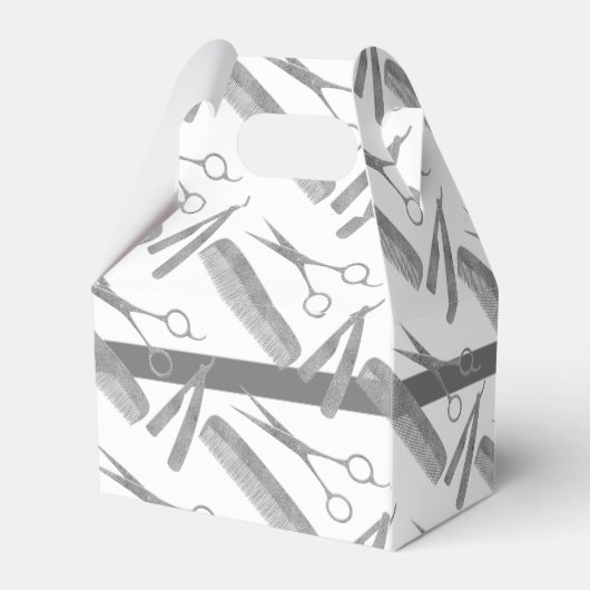 Haar Stylist Tools Graduation Party Bedankdoosjes (Achterkant)