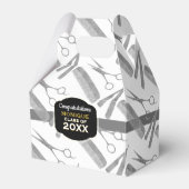 Haar Stylist Tools Graduation Party Bedankdoosjes (Voorkant Zijde)