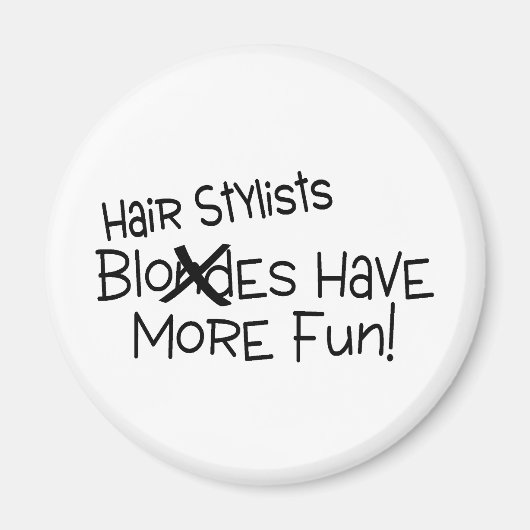 Haar Stylists heeft meer flaun Magneet (Voorkant)