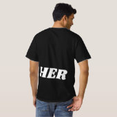 Haar T-shirt [ CC - CatCow ] (Achterkant volledig)