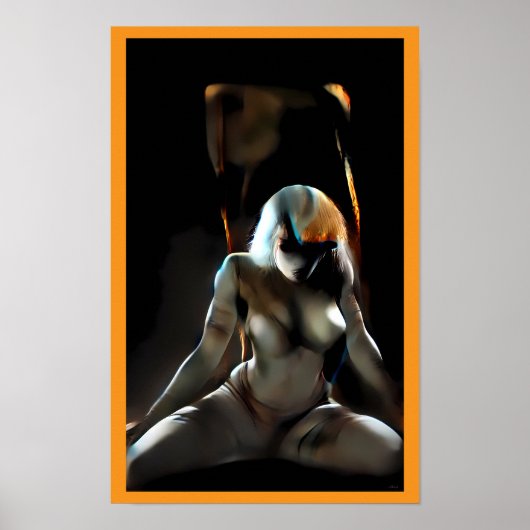 Haar tijgerstrepen poster (Voorkant)