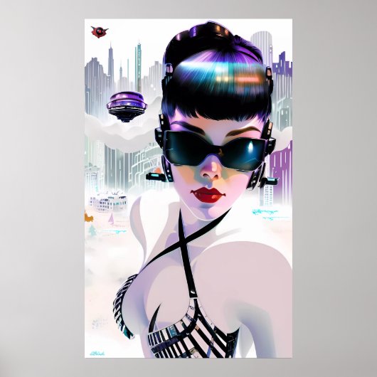 Haar toekomst piekt poster (Voorkant)