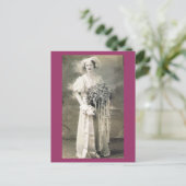 Haar trouwdag Briefkaart (Staand voorkant)