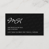 Haar unieke aantrekkelijke moderne professionele g visitekaartje (Achterkant)