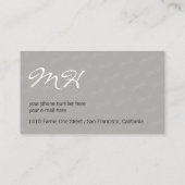 Haar unieke aantrekkelijke moderne professionele g visitekaartje (Achterkant)