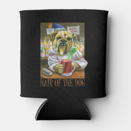 Haar van de hond (Hangover Help) Blikjeskoeler (Voorkant)