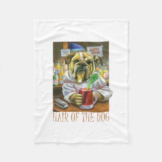 Haar van de hond (Hangover Help) Fleece Deken (Voorkant)