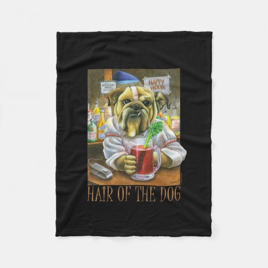 Haar van de hond (Hangover Help) Fleece Deken (Voorkant)