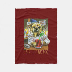 Haar van de hond (helpt bij kater) fleece deken