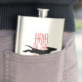 Haar van de hond heupfles (Voorbeeld)