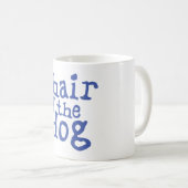 Haar van de hond koffiemok (Voorkant rechts)