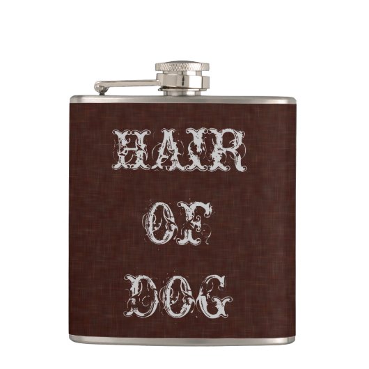 Haar van Hond Grappige Halloween Party Props Heupfles (Voorkant)
