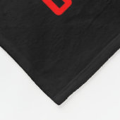 Haar vechtende kleine meisje ADHD bewustzijn hartz Fleece Deken (Hoek)