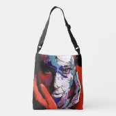 Haar verfzak crossbody tas (Achterkant)