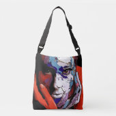 Haar verfzak crossbody tas (Voorkant)