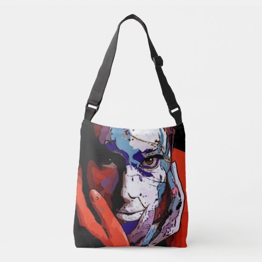 Haar verfzak crossbody tas (Voorkant)