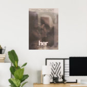 Haar verhaal A Spike Jonze Love Story Poster (Thuiskantoor)