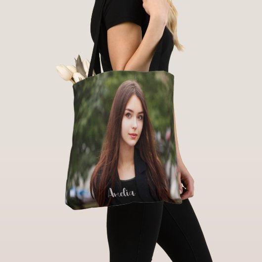 Haar verhaal begint hier: gepersonaliseerd Tas voo (Dichtbij)