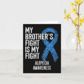 Haar verlies van mijn broers gevecht is mijn gevec kaart (Gele Bloem)