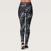 Haar vier seizoenen – Winterpatroon Leggings (Achterkant)