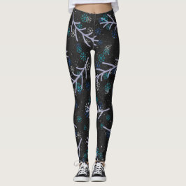 Haar vier seizoenen – Winterpatroon Leggings