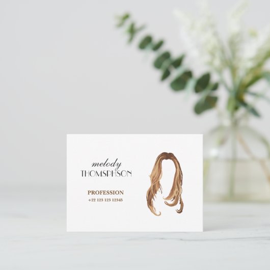 Haar Visitekaartje (Staand voorkant)