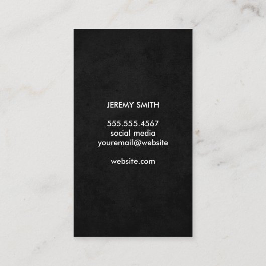 Haar Visitekaartje (Achterkant)