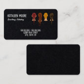 Haar vlechten eenzijdig Visitekaartje (Voorkant / Achterkant)