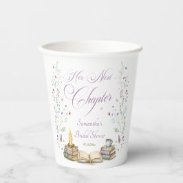 Haar Volgende Hoofdstuk Bruidsmeisjes Bruiloftfees Papieren Bekers