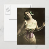 Haar Waïst versmallen Briefkaart (Voorkant / Achterkant)