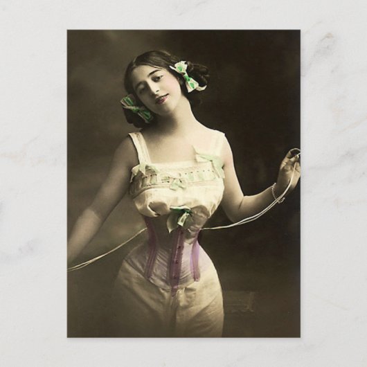 Haar Waïst versmallen Briefkaart (Voorkant)