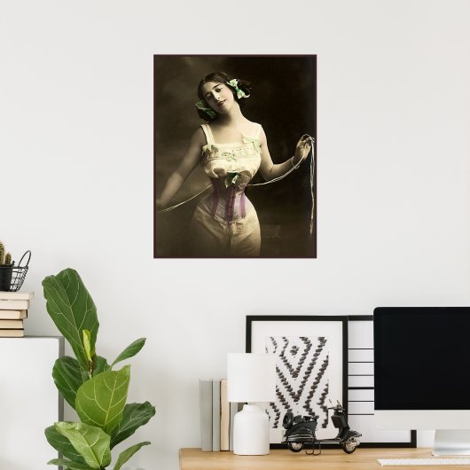 Haar Waïst versmallen Poster (Thuiskantoor)