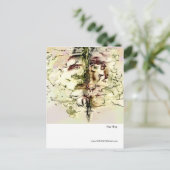 Haar weg briefkaart (Staand voorkant)