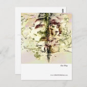 Haar weg briefkaart (Voorkant / Achterkant)