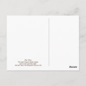 Haar weg briefkaart (Achterkant)