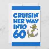 Haar weg kruipen in 60 Uitnodiging (Voorkant)