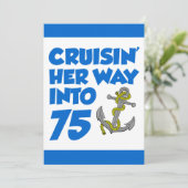 Haar weg kruipen in uitnodiging 75 (Staand voorkant)