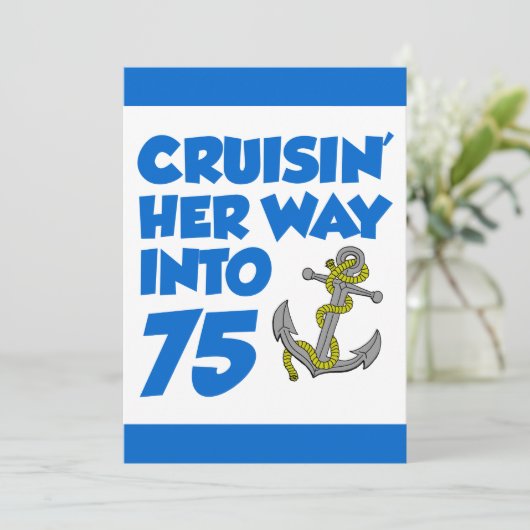 Haar weg kruipen in uitnodiging 75 (Staand voorkant)