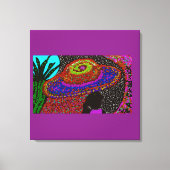 Haar Wereld Canvas Afdruk (Voorkant)