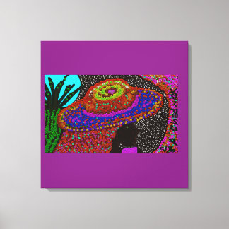 Haar Wereld Canvas Afdruk