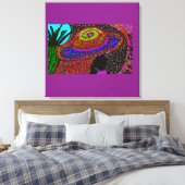Haar Wereld Canvas Afdruk (Insitu (Slaapkamer))