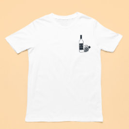 Haar wijn, voor paar, BFF, bijpassend, Schattige T-shirt