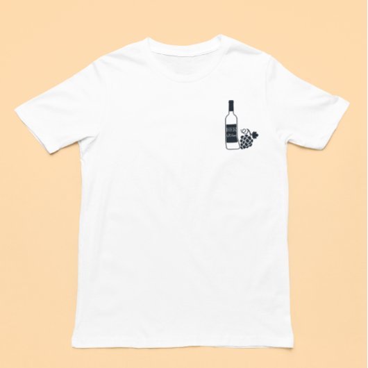 Haar wijn, voor paar, BFF, bijpassend, Schattige T-shirt