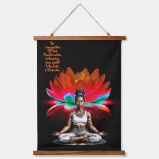 Haar Wijsheid Cultivatie Hout Topped Wall Tapestry Hangend Wandkleed