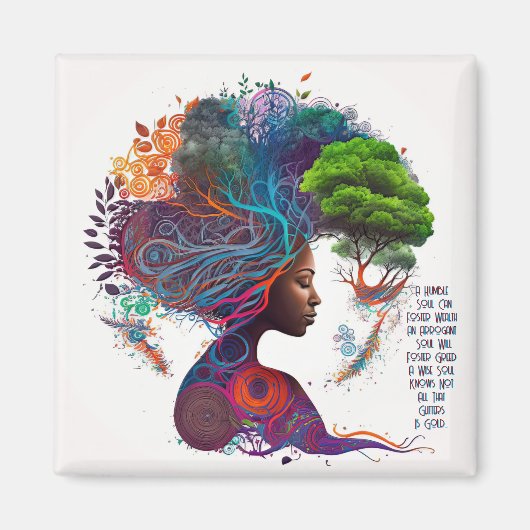 Haar Wijsheid Glitters & Gouden Magneet (Voorkant)