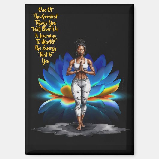 Haar wijsheid mastering energie magneet (Voorkant)