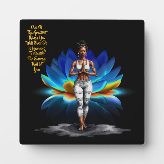 Haar Wijsheid Mastering Energy Plaque w / Easel Fotoplaat (Voorkant)