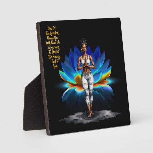 Haar Wijsheid Mastering Energy Plaque w / Easel Fotoplaat (Voorkant)